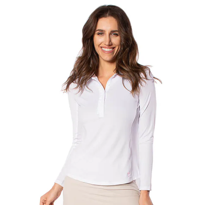 Golftini Ruffle Long Sleeve Polo [2026]
