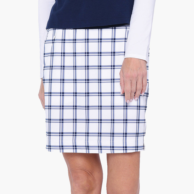 BelynKey Longline 18" Skort - Windowpane