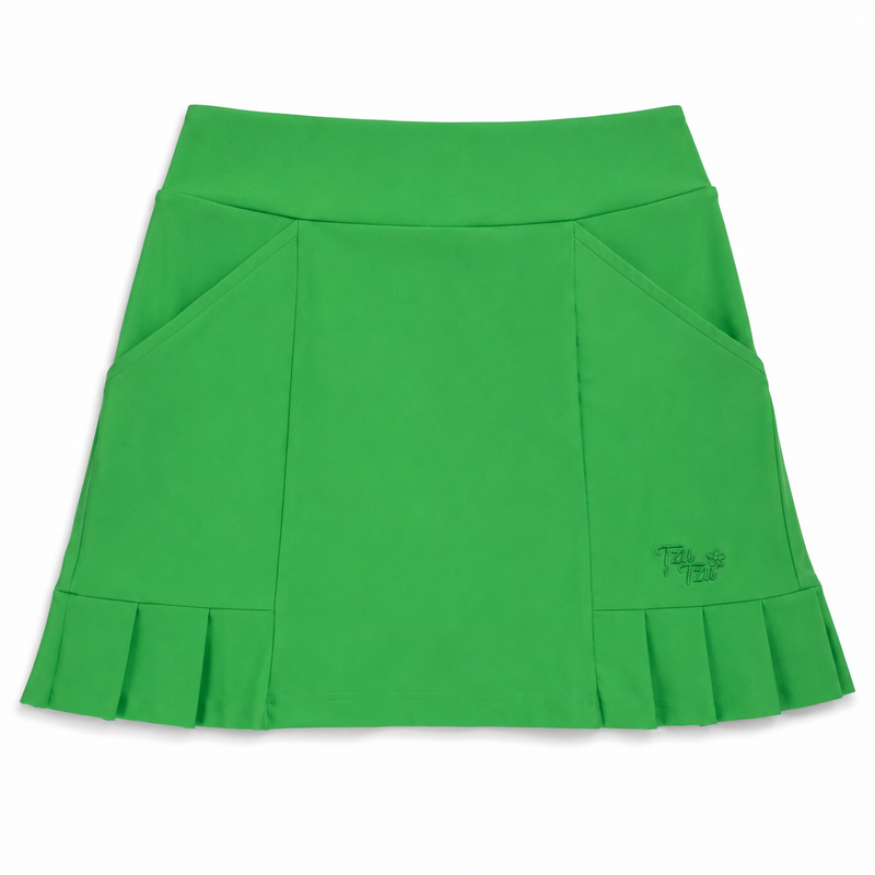 TzuTzu Kenley 16" Knife Pleat Golf Skort