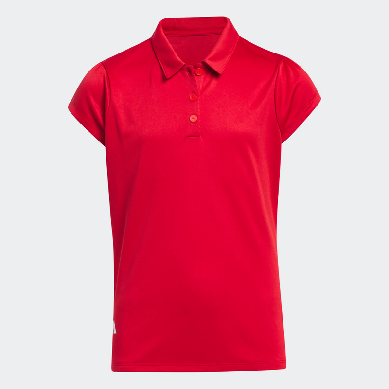Adidas Girls Performance Pique Polos Adidas Girls Performance Pique Polos