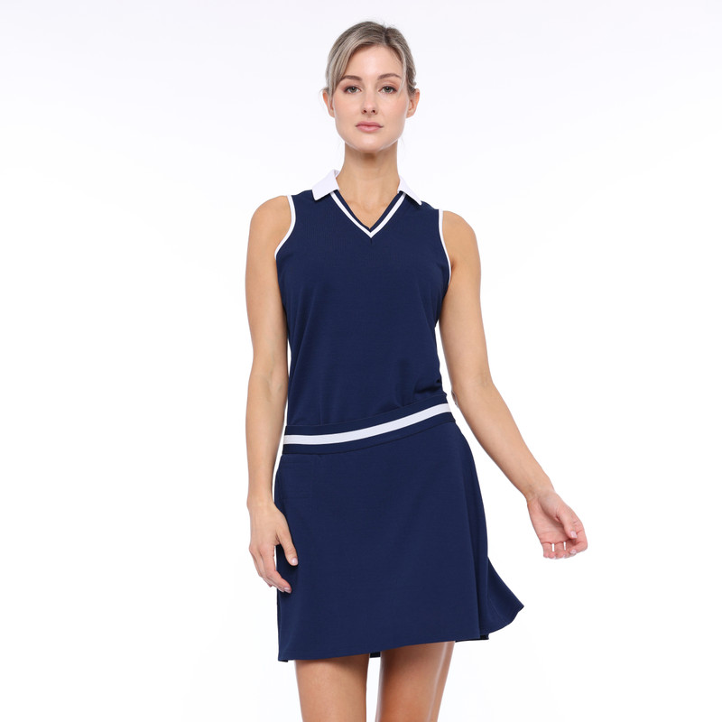 BelynKey Ava Pique Sleeveless Polo BelynKey Ava Pique Sleeveless Polo