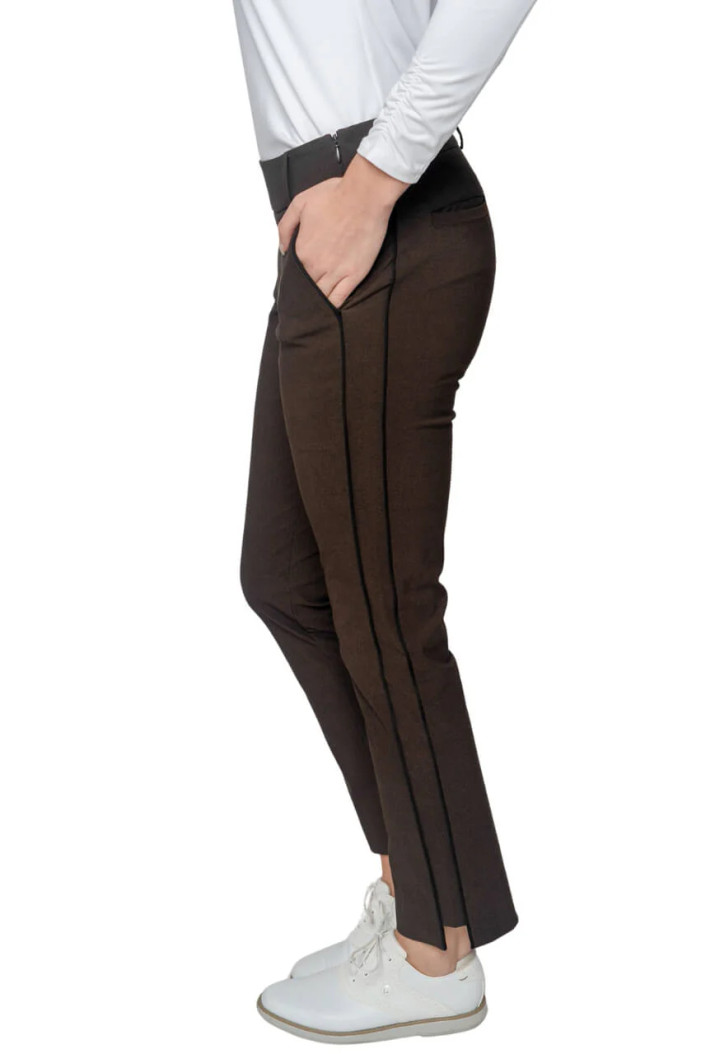 Golftini Stretch Ankle Pant - Cocoa Brown Golftini Stretch Ankle Pant - Cocoa Brown