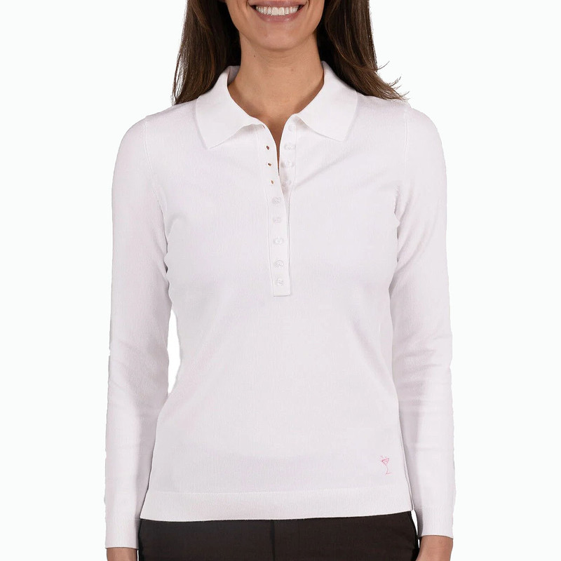 Golftini Button Polo Sweater Golftini Button Polo Sweater