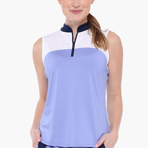 BelynKey Emmy Hydrangea Sleeveless Mock