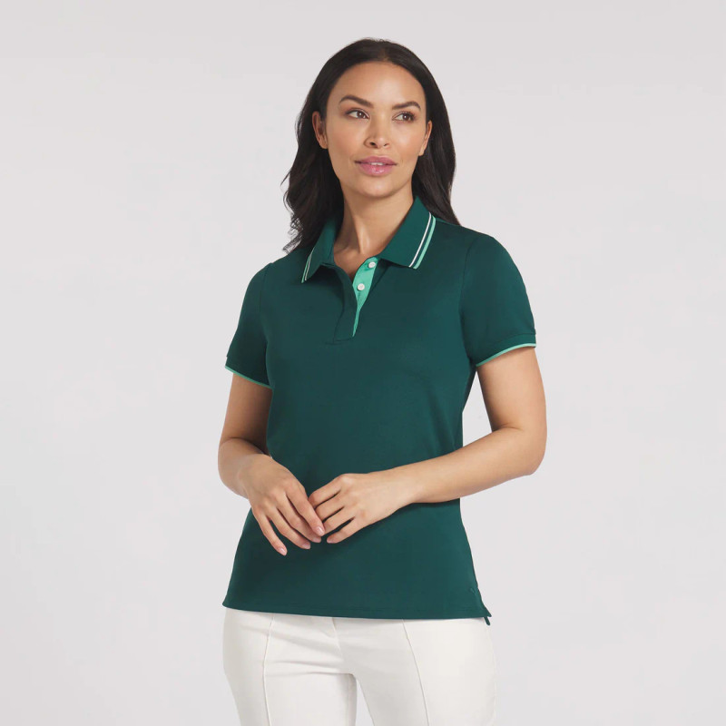 Puma Pique Tipped Golf Polo