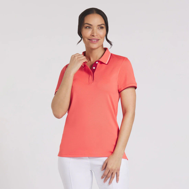 Puma Pique Tipped Golf Polo