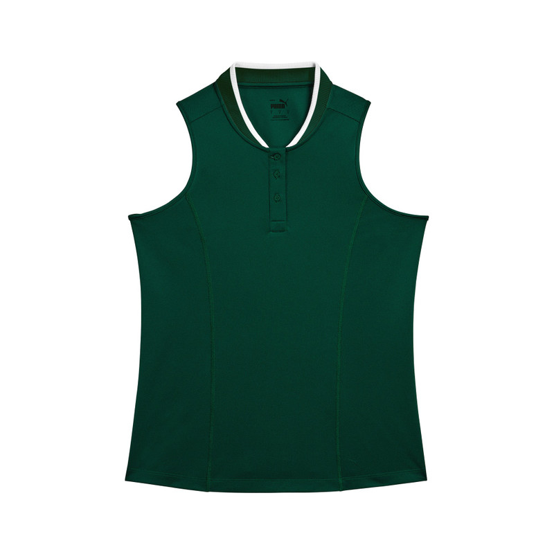 Puma Range Pique Sleeveless Golf Mock Puma Range Pique Sleeveless Golf Mock