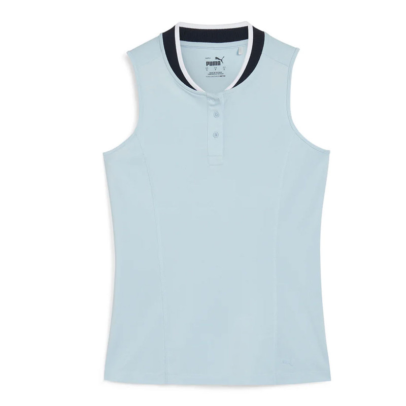 Puma Range Pique Sleeveless Golf Mock Puma Range Pique Sleeveless Golf Mock