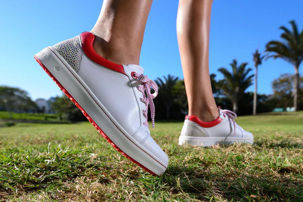 Royal Albartross Lady Skye Golf Shoe - White/Red