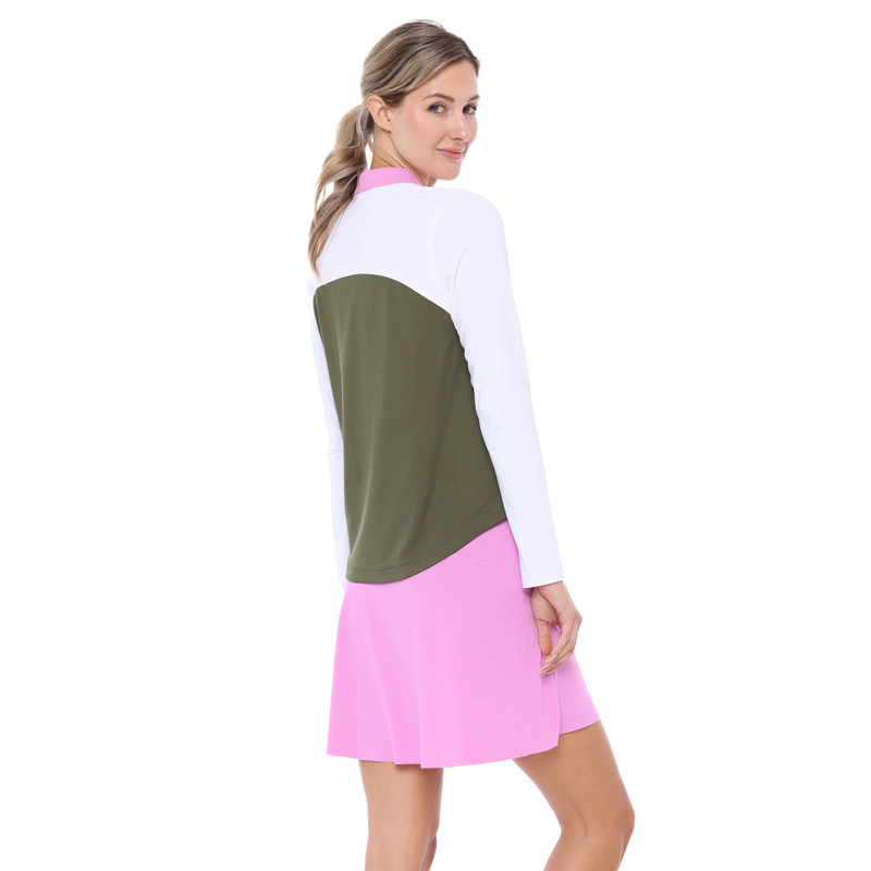 BelynKey Emmy Olive/Iris Long Sleeve Mock
