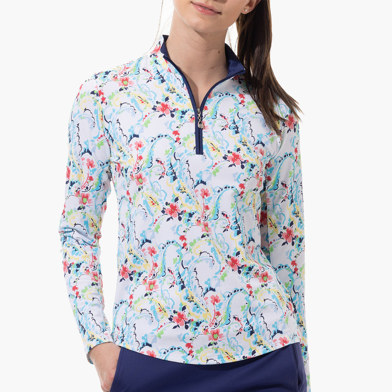 SanSoleil SolTeK LUX Chantilly Long Sleeve Mock SanSoleil SolTeK LUX Chantilly Long Sleeve Mock