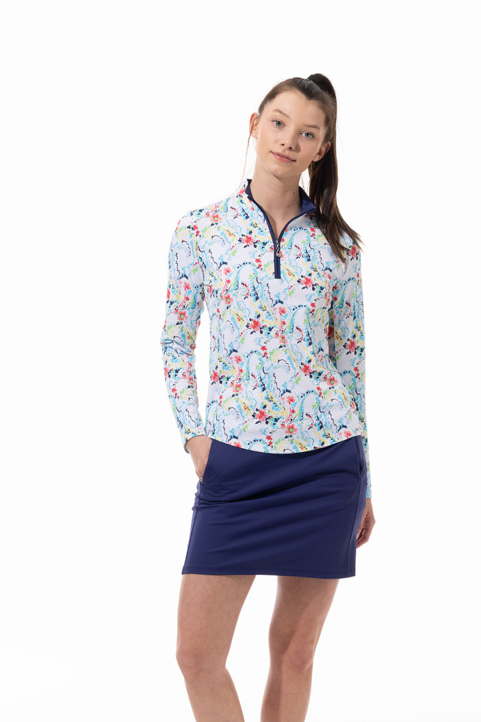 SanSoleil SolTeK LUX Chantilly Long Sleeve Mock SanSoleil SolTeK LUX Chantilly Long Sleeve Mock