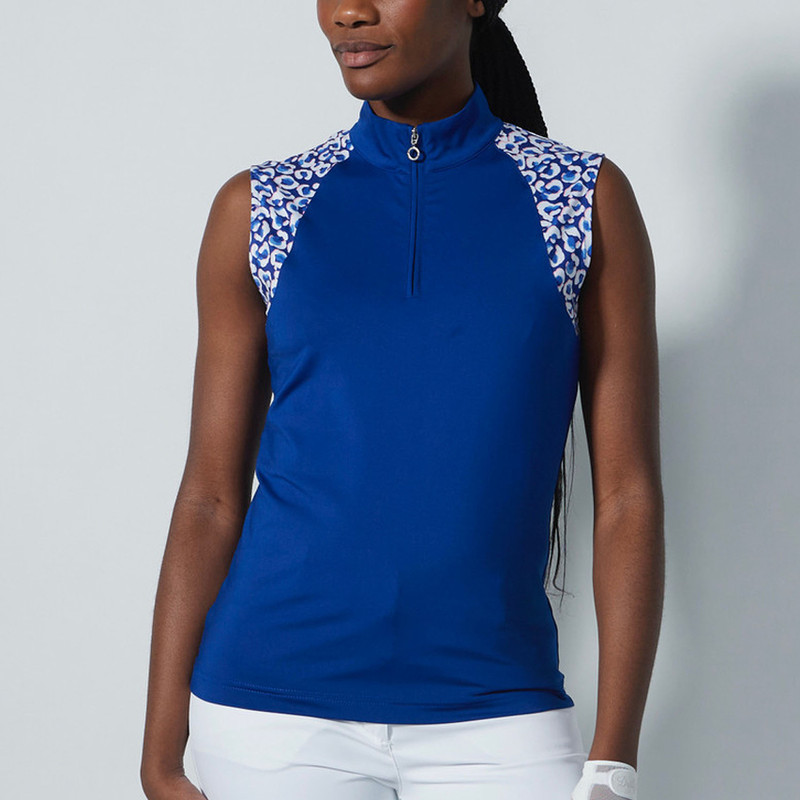 Daily Sports Carira Power Blue Sleeveless Mock Daily Sports Carira Power Blue Sleeveless Mock