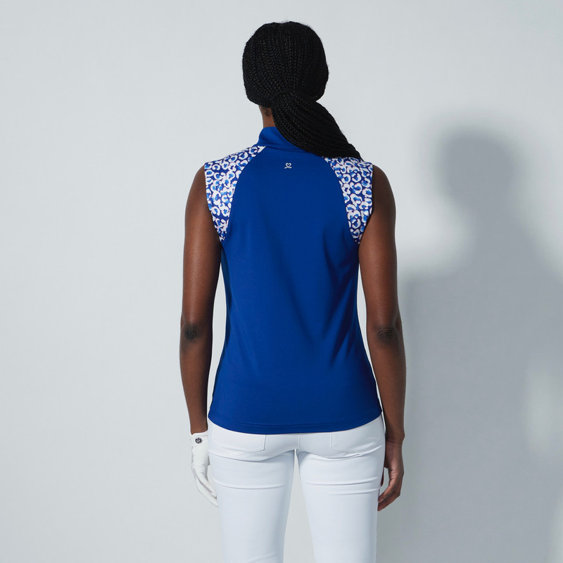 Daily Sports Carira Power Blue Sleeveless Mock Daily Sports Carira Power Blue Sleeveless Mock
