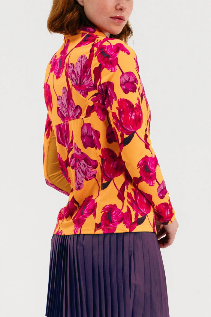 Foray Golf Printed Sunset Park Sun Mock Foray Golf Printed Sunset Park Sun Mock
