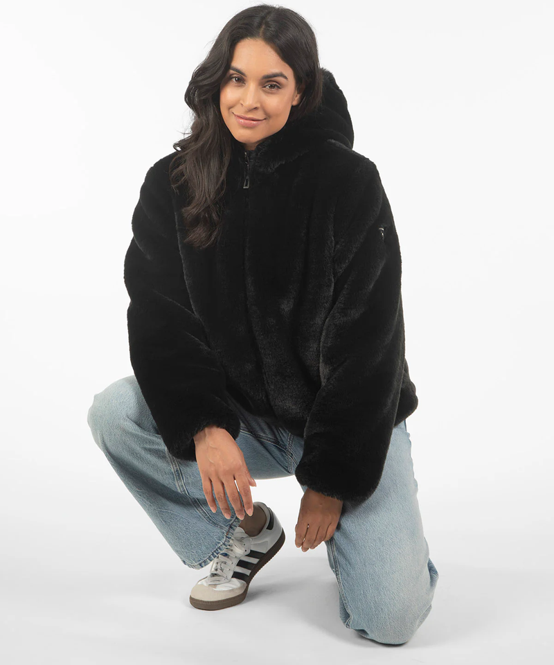 Sunice Paris Reversible Faux Fur Puff Jacket