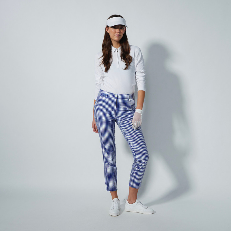 Daily Sports Diane Blue/White Check Ankle Pant Daily Sports Diane Blue/White Check Ankle Pant
