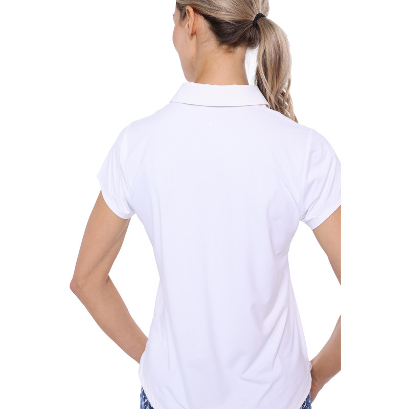BelynKey Pippa Chalk Short Sleeve Polo BelynKey Pippa Chalk Short Sleeve Polo