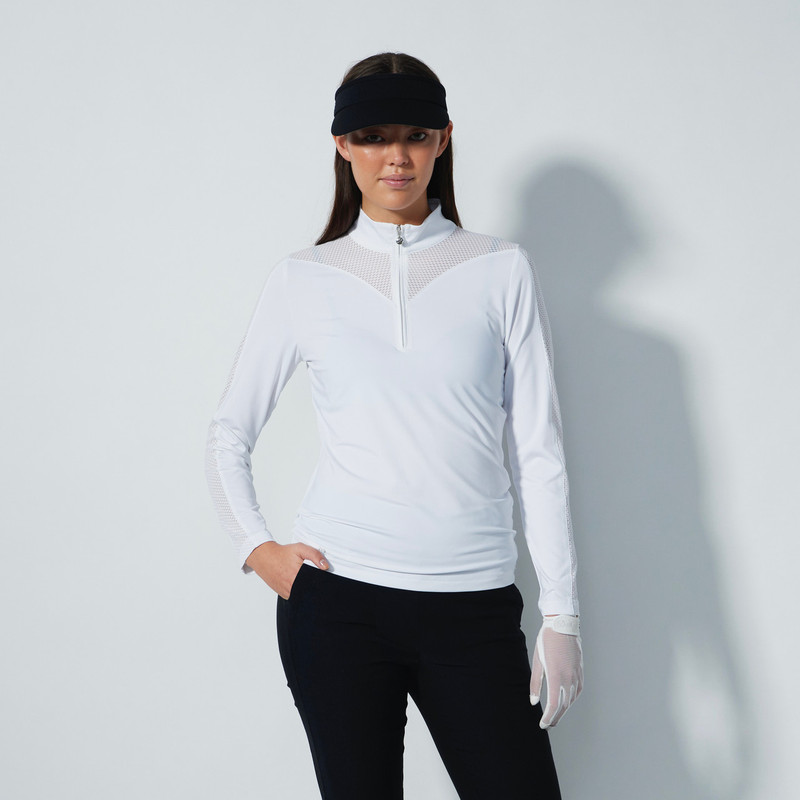 Daily Sports Melrose White Long Sleeve Mock