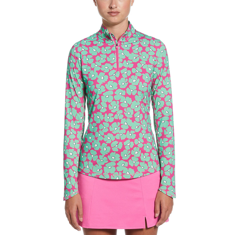 Callaway Floral Printed Long Sleeve Sun Shirt Callaway Floral Printed Long Sleeve Sun Shirt