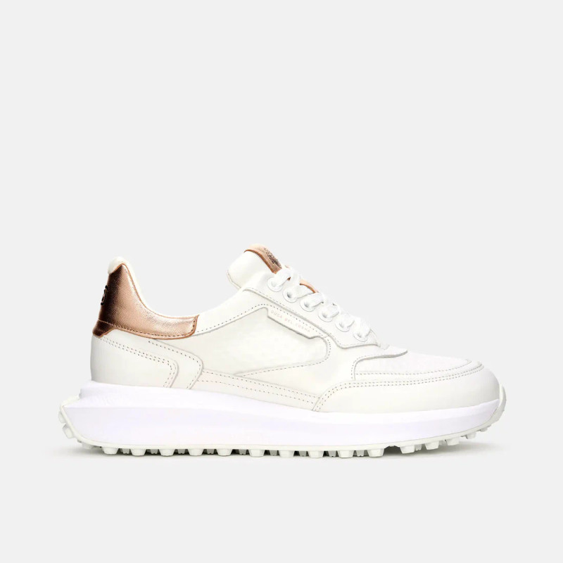 Duca Del Cosma Olivera II White/Rose Gold Waterproof Golf Shoe