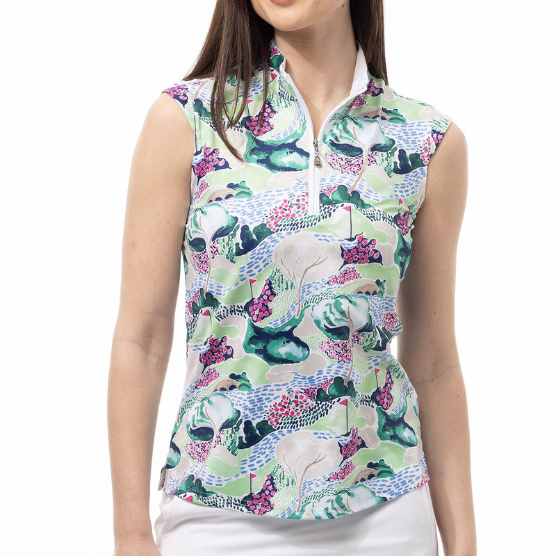 SanSoleil Azalea Augusta SolCool Sleeveless Mock SanSoleil Azalea Augusta SolCool Sleeveless Mock