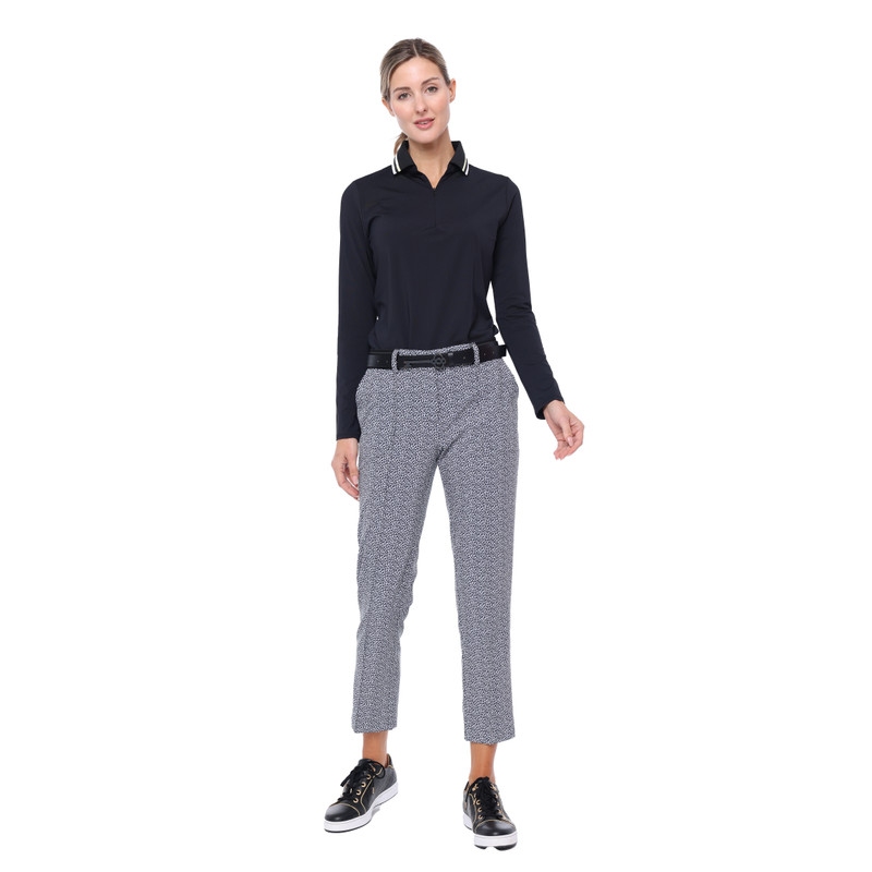 BelynKey Penny Lane Onyx Long Sleeve Polo BelynKey Penny Lane Onyx Long Sleeve Polo