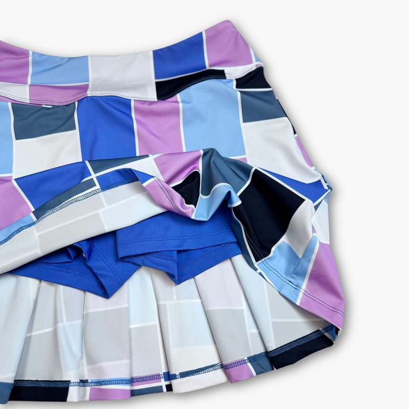 Amy Sport Color Block Marisa 16/18” Pleat Skort Amy Sport Color Block Marisa 16/18” Pleat Skort