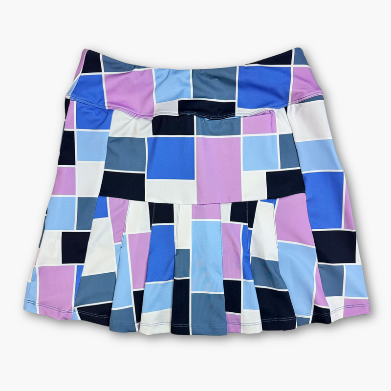 Amy Sport Color Block Marisa 16/18” Pleat Skort Amy Sport Color Block Marisa 16/18” Pleat Skort