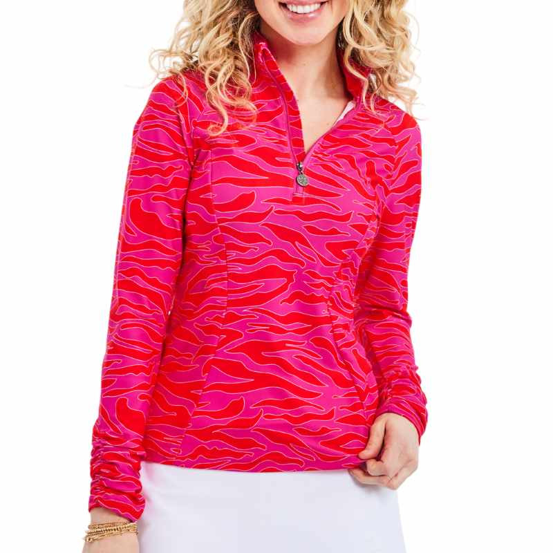 TzuTzu Huntress Sara Ruched Long Sleeve Mock TzuTzu Huntress Sara Ruched Long Sleeve Mock