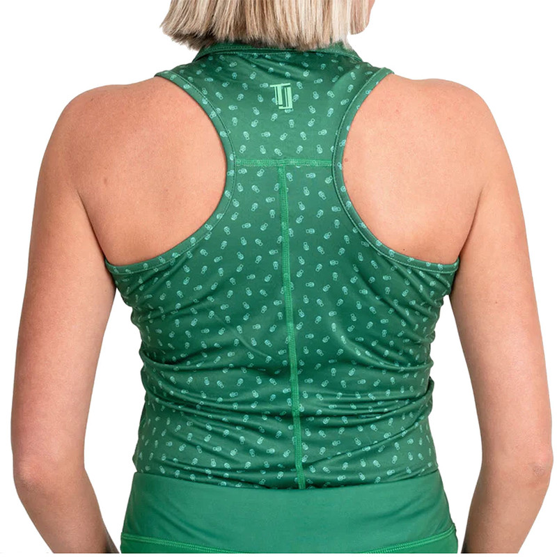 TJ Sport Badz Skullz Racerback Polo TJ Sport Badz Skullz Racerback Polo