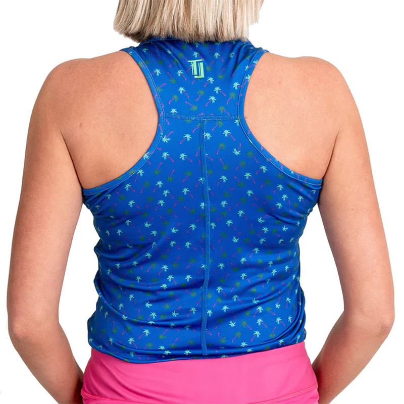 TJ Sport Royal Palm Racerback Polo