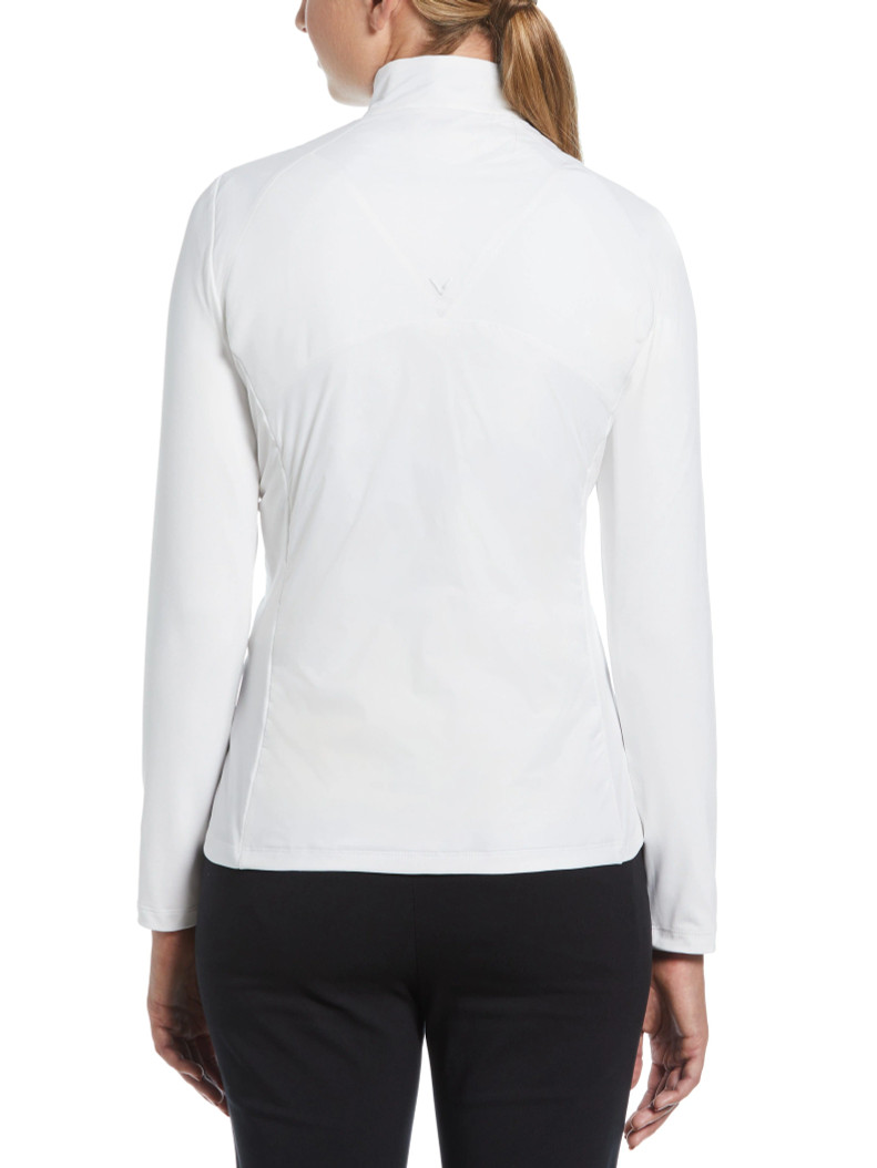Callaway White Lightweight Wind Pullover Callaway White Lightweight Wind Pullover