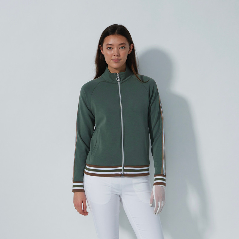 Daily Sports Khaki Stream Line Bomber Jacket Daily Sports Khaki Stream Line Bomber Jacket