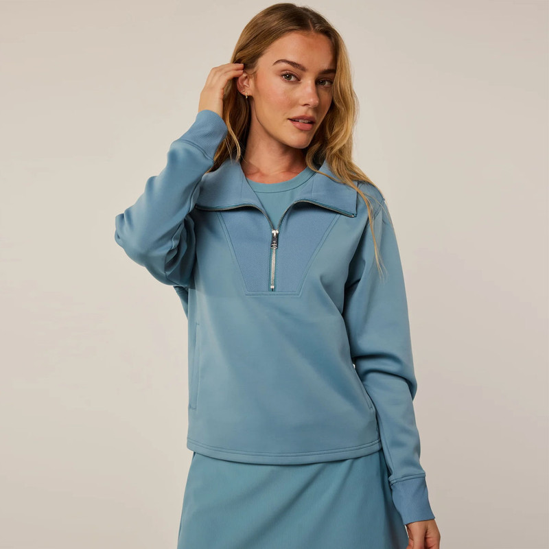 Greyson Agave Wren Quarter Zip Pullover Greyson Agave Wren Quarter Zip Pullover