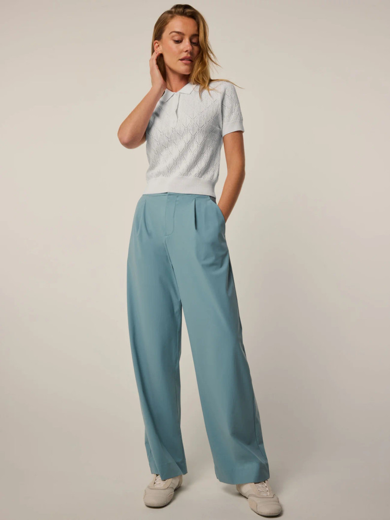 Greyson Arctic Pointelle Bardot Sweater