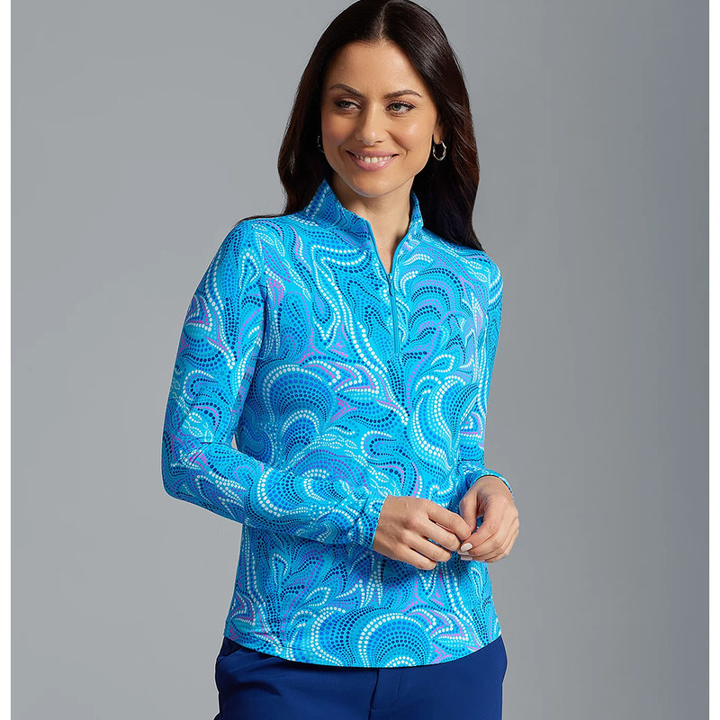 IBKUL Rebecca Long Sleeve Mock