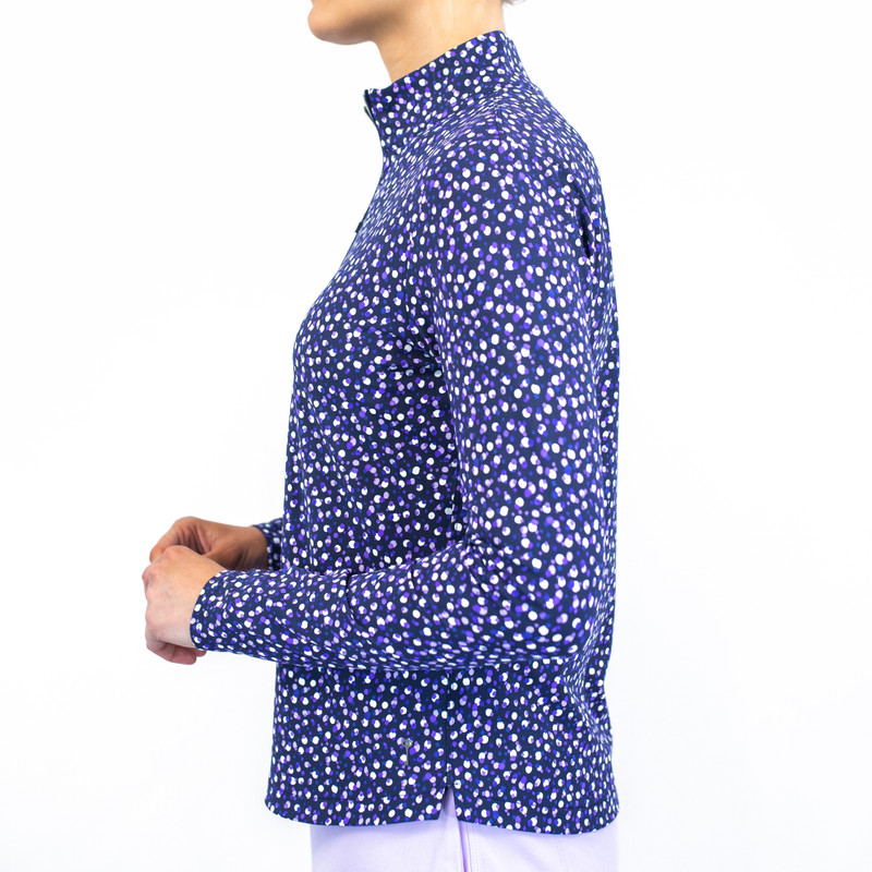 BelynKey Cambridge Speckles Sadie Long Sleeve Mock BelynKey Cambridge Speckles Sadie Long Sleeve Mock