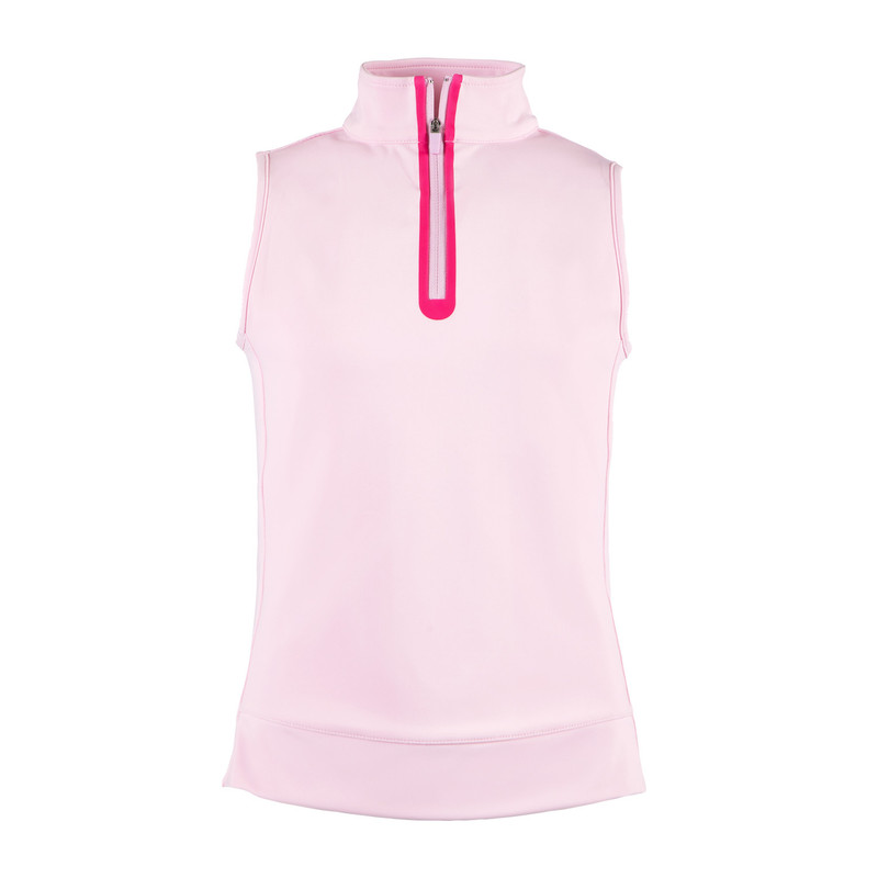 GARB Girls Elsie Pink Sleeveless Golf Top GARB Girls Elsie Pink Sleeveless Golf Top