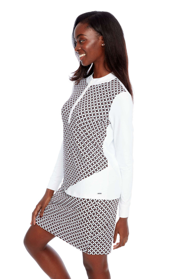 Swing Control Jetson Black/Coral LS Velocity Polo Swing Control Jetson Black/Coral LS Velocity Polo