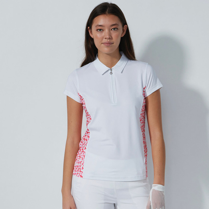 Daily Sports Coral Leo Edge Short Sleeve Polo