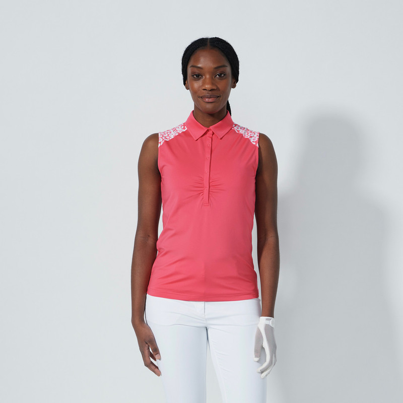 Daily Sports Coral Chic Sleeveless Polo