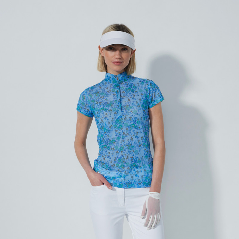 Daily Sports Breeze Water Bloom Cap Sleeve Top Daily Sports Breeze Water Bloom Cap Sleeve Top