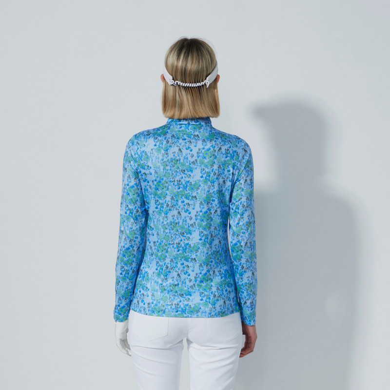 Daily Sports Sheermotion Water Bloom Long Sleeve Mock