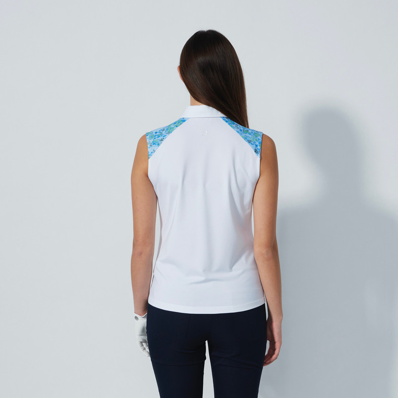 Daily Sports Water Bloom Chic Sleeveless Polo Daily Sports Water Bloom Chic Sleeveless Polo