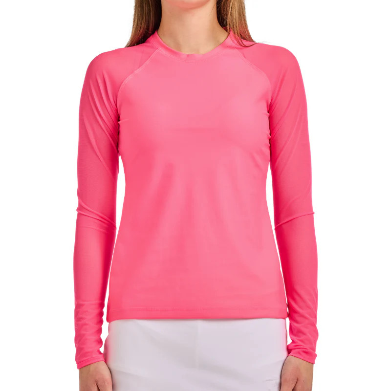 TzuTzu Cally Mesh Long Sleeve Crewneck TzuTzu Cally Mesh Long Sleeve Crewneck