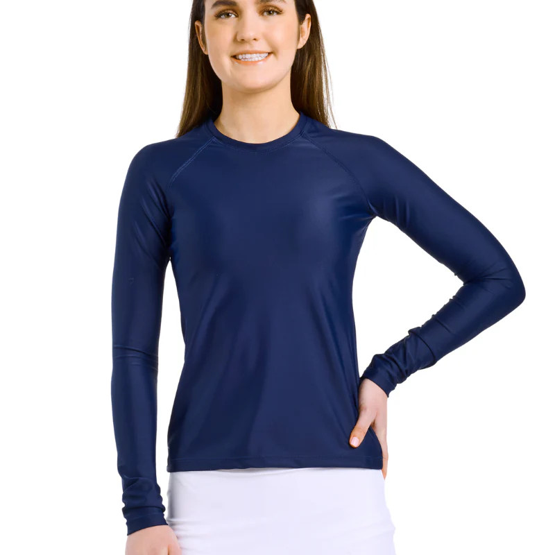 TzuTzu Cally Mesh Long Sleeve Crewneck