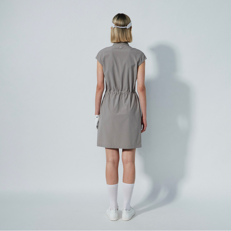 Daily Sports Acerra Taupe Cap Sleeve Dress
