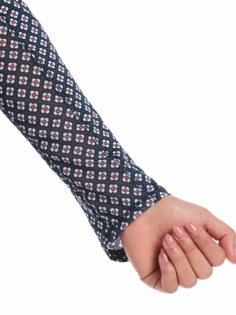 Callaway Mini Geo Floral Sun Protection Shirt Callaway Mini Geo Floral Sun Protection Shirt