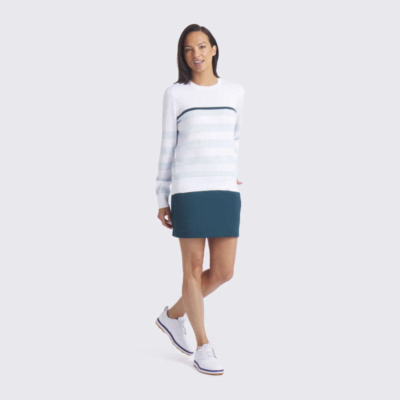 Puma Resort Stripe Golf Sweater